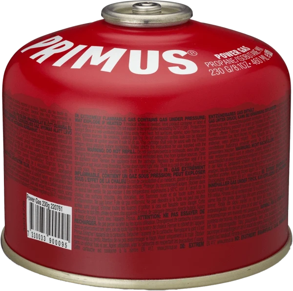 Primus Power Gas 230g L1 Grillar & Pizzaugnar frilagd